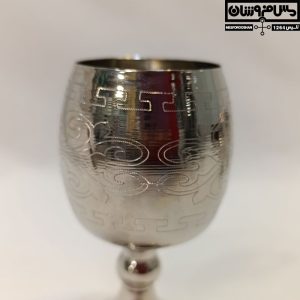 گیلاس مسی آبکاری کروم سایز ۲ مدل ساسی 16 |