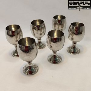 گیلاس مسی آبکاری کروم سایز ۲ مدل ساسی 22 |