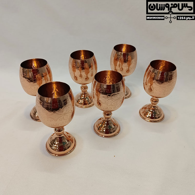 گیلاس مسی سایز ۲ مدل جامی (5) گیلاس مسی سایز ۲ مدل جامی 5 |