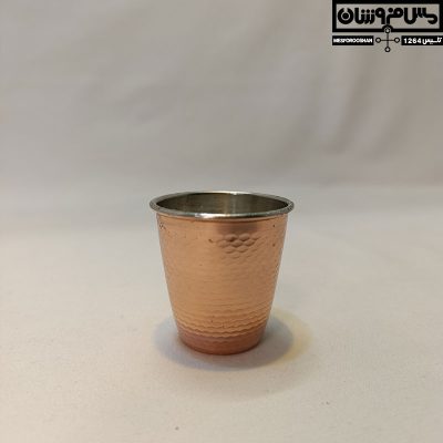 شات مسی چکشی زنجان مدل ویر، پیک مسی ۵۰ سی‌سی مناسب کافی‌شاپ برای شربت کنار اسپرسو و پذیرایی
