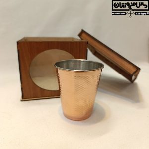 لیوان مسی چکشی زنجان تکی مدل کوهرنگ 14 |