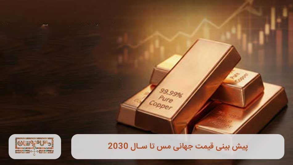 پیش بینی قیمت جهانی مس تا سال 2030